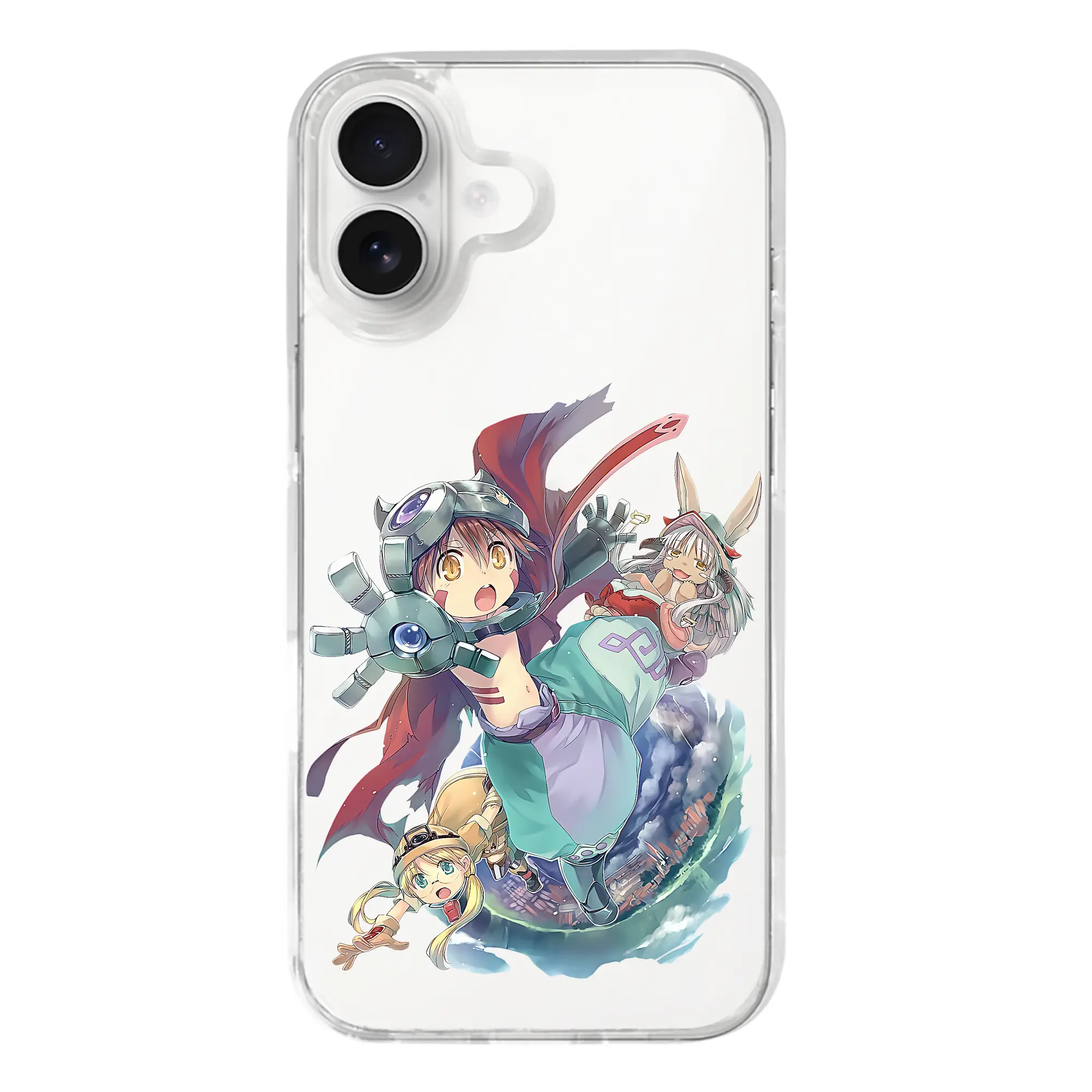 メイドインアビス グッズ,レグ - iPhone 17シリーズ 透明スマホケース – 薄型・耐衝撃・精密フィット保護カバー